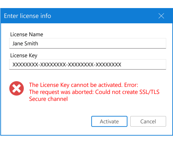 Error On Send Trouble_ErrorOnSend