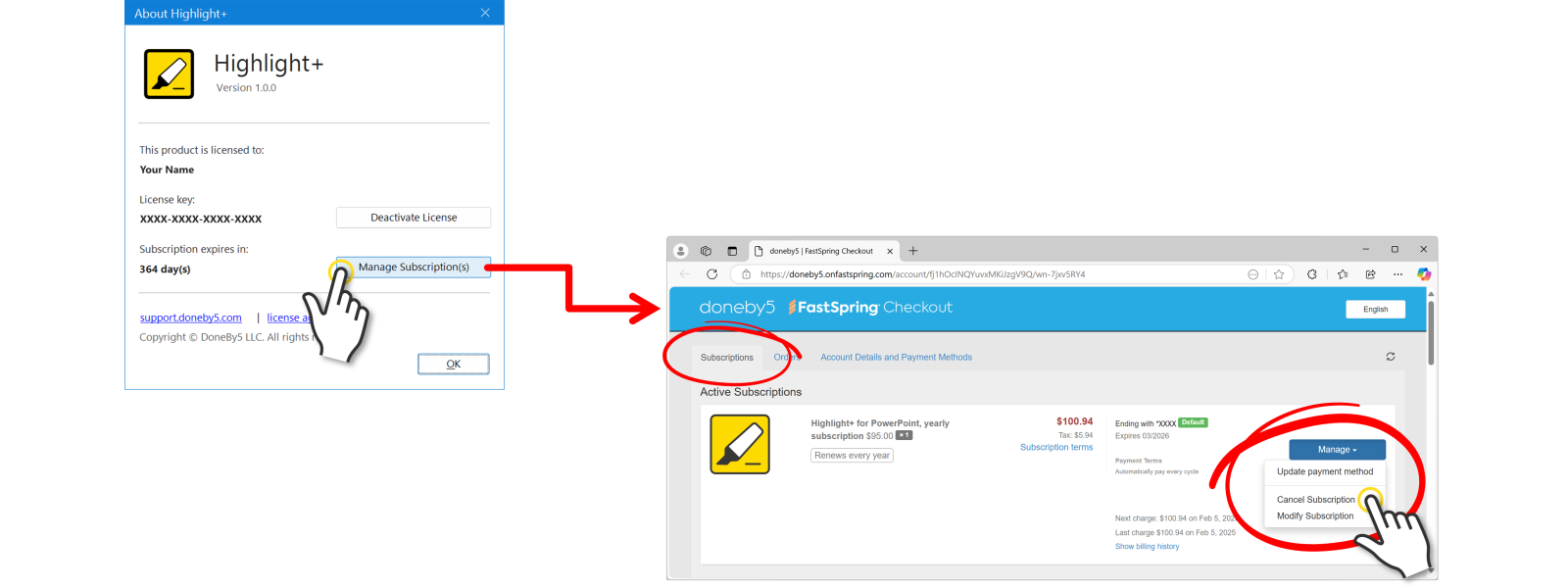 Cancelling Your Subscription & Update Payment Information Cancel Your Subscription