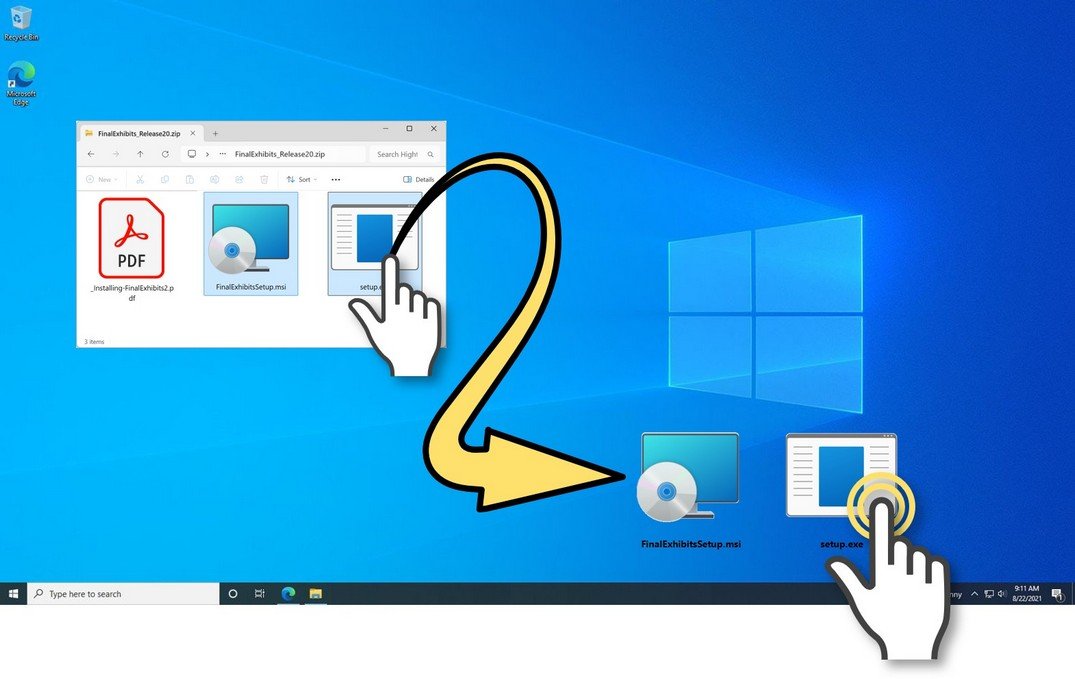 Drag-n-Drop and Double-click Setup