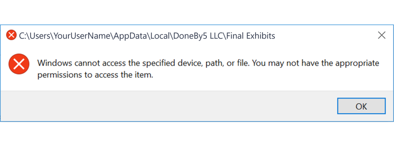 WindowsCannotAccess