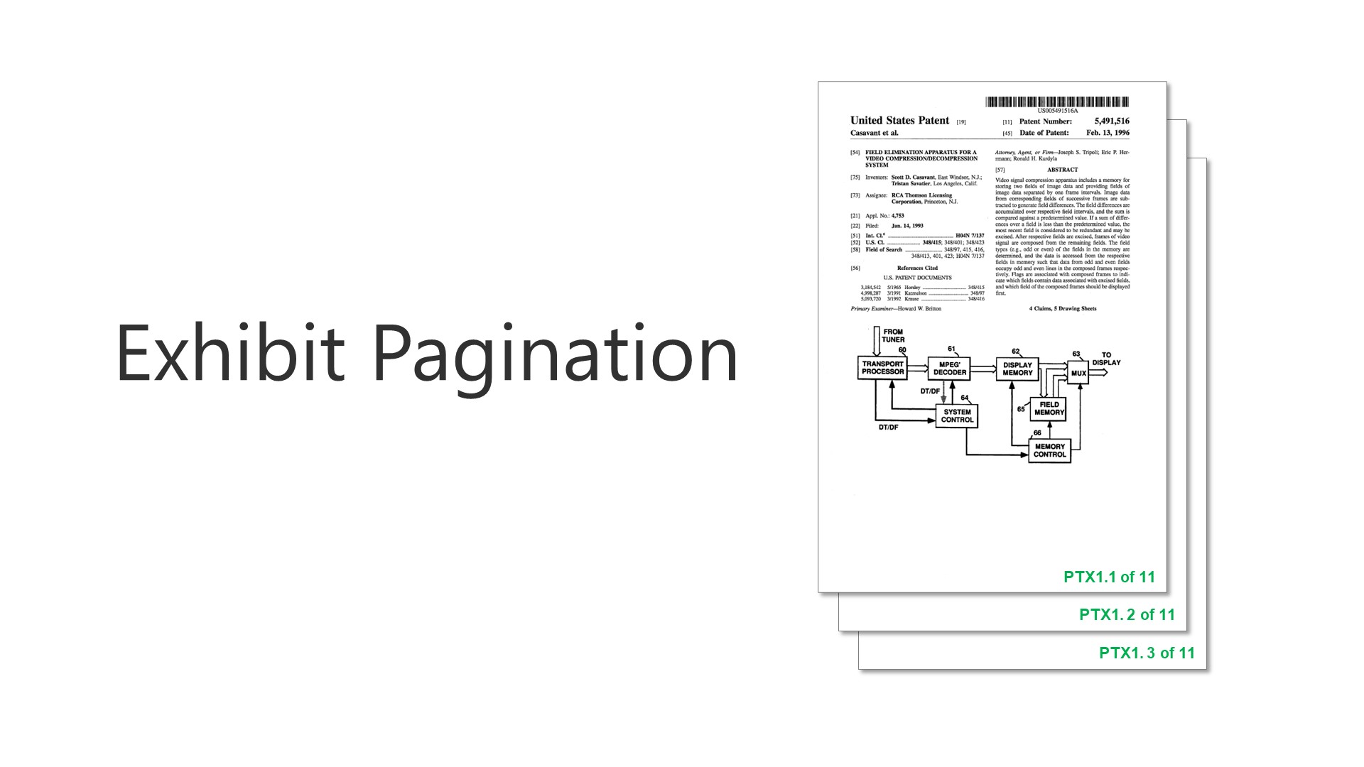 Exhibit Pagination FE198_19