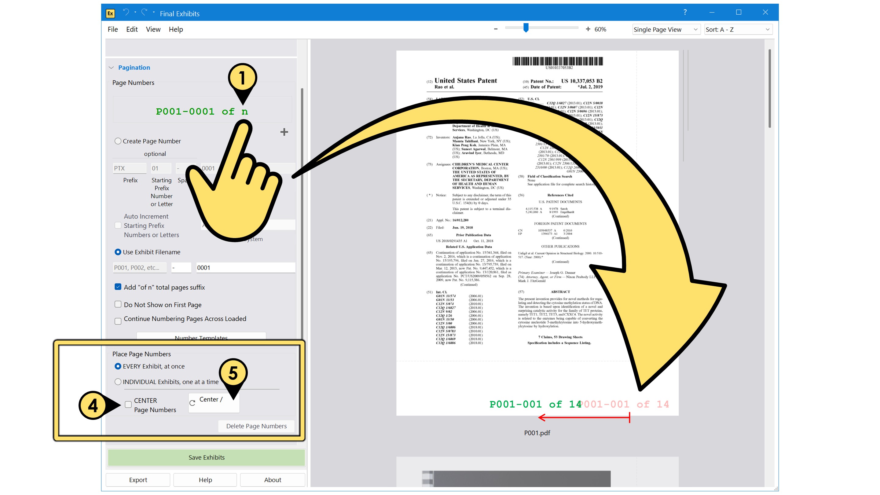 Center your page numbers pagination8