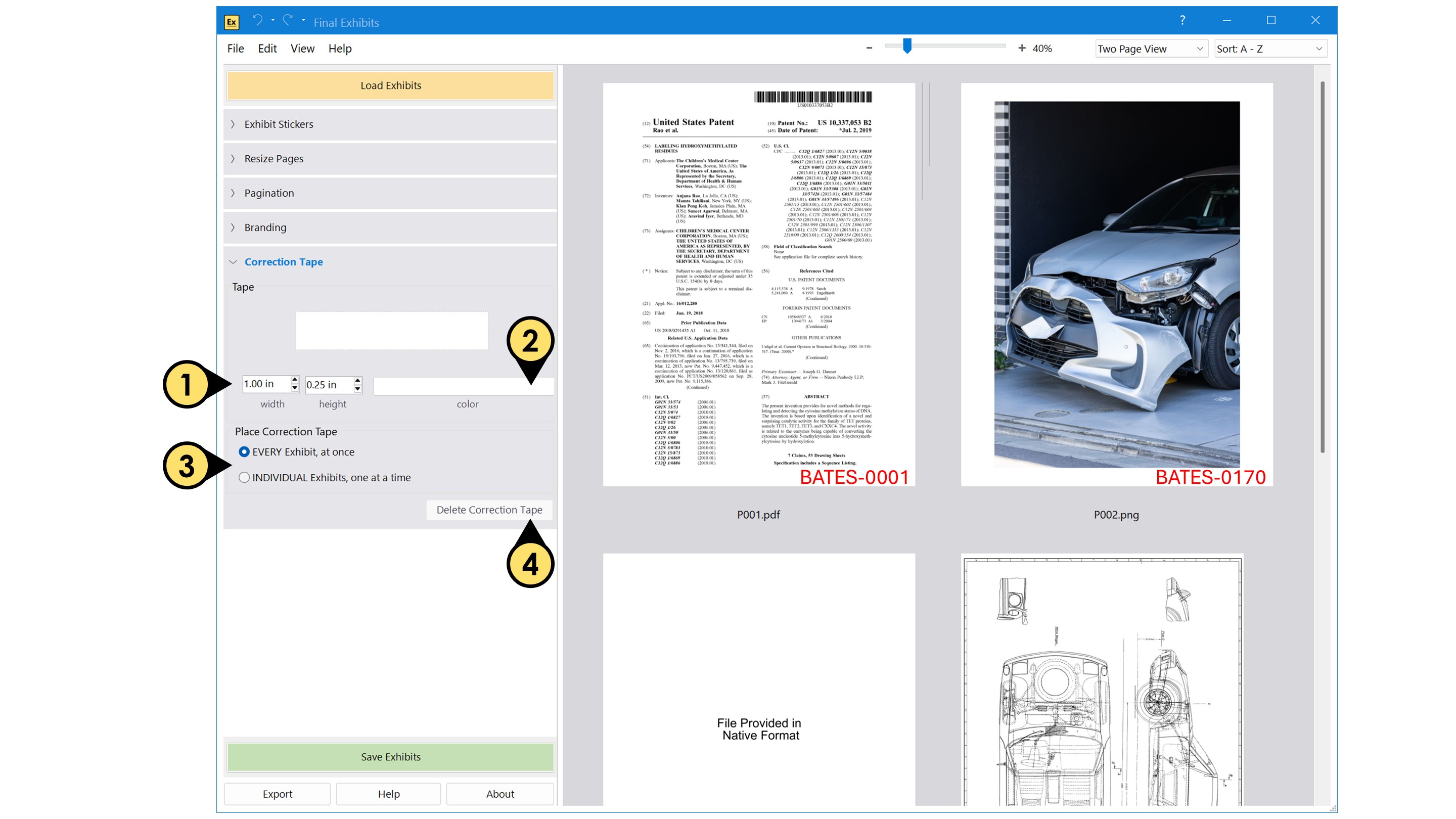 Corretion Tape elements ctape3